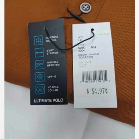 Britches Polo  Golf Shirt Tobacco Colour Size 5XT - Picture 4 of 7